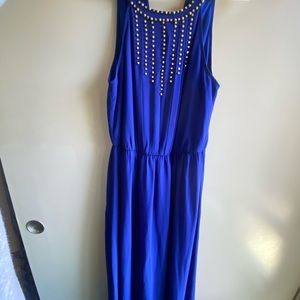 Royal blue dress